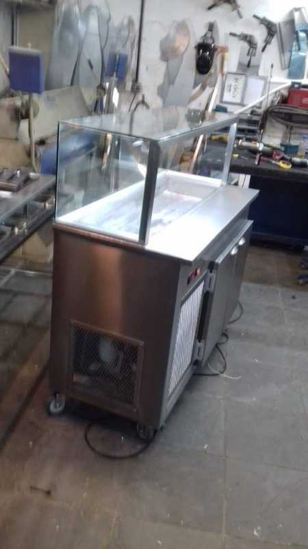 Balcões Expositor de Vidro Refrigerador Butantã - Balcão Vitrine de Vidro Refrigerador