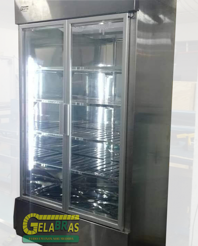 Fornecedor de Balcão Expositor Refrigerado Inox Parque São Rafael - Balcão Refrigerado Inox 2 Portas