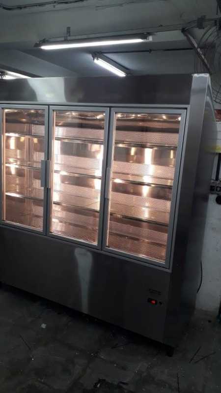 Geladeira em Inox Industrial Lauzane Paulista - Geladeira Industrial com Freezer