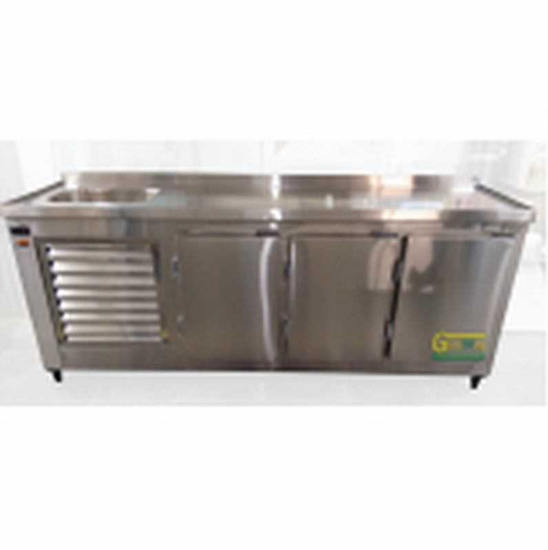 Geladeira Inox com Freezer Grande Vila Buarque - Geladeira de Inox com Duas Portas