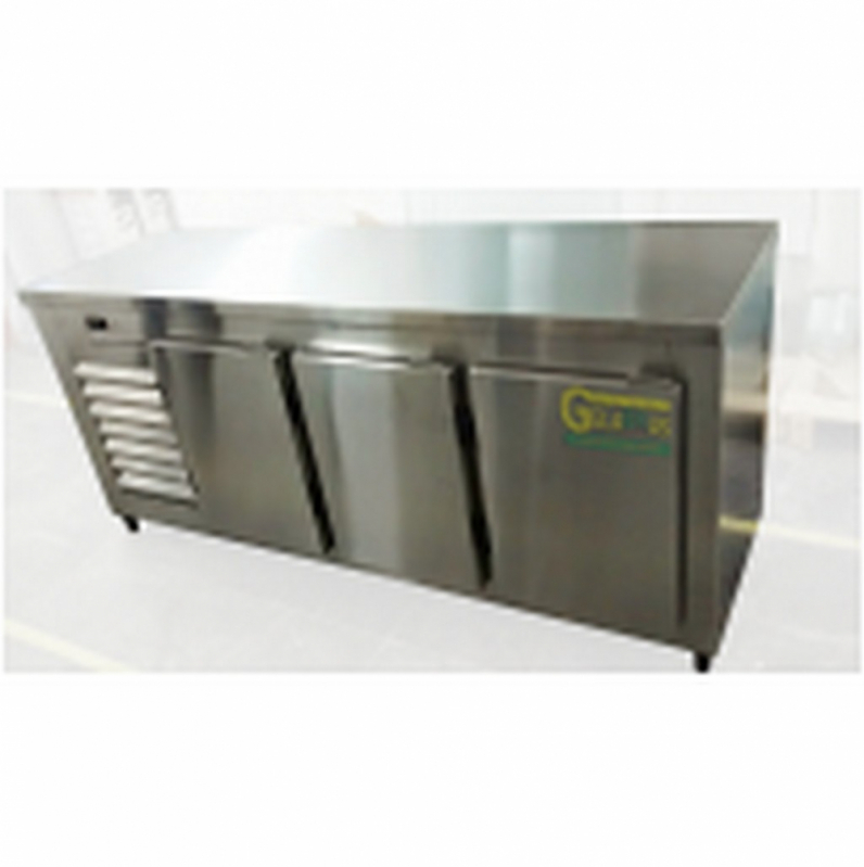 Geladeira Inox Industrial M'Boi Mirim - Geladeira Inox com Freezer Grande