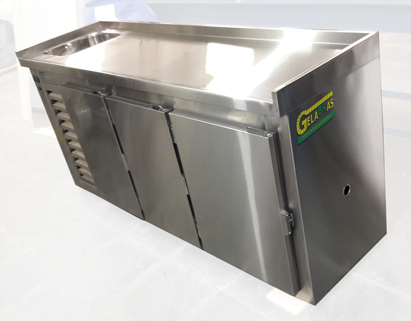 Preço de Balcão Expositor Refrigerado de Inox Tremembé - Balcão Inox para Pia