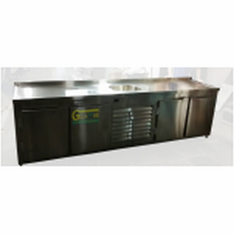 Quanto Custa Geladeira Inox com Freezer Grande Butantã - Geladeira Inox Industrial 4 Portas