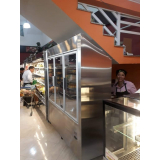 geladeira inox 4 portas industrial cotação Perdizes